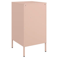 Comodini 2 pz Rosa 36x39x68 cm in Acciaio 843081