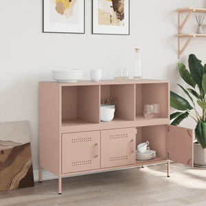 Credenza Rosa 100,5x39x79 cm in Acciaio 843091