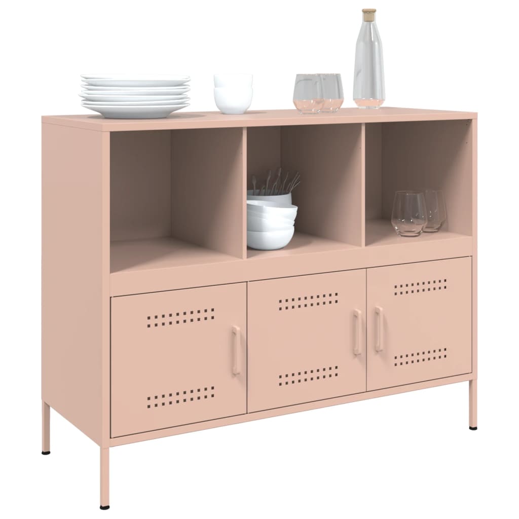 Credenza Rosa 100,5x39x79 cm in Acciaio 843091