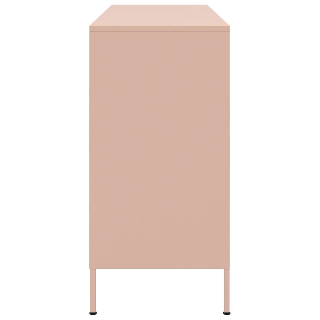 Credenza Rosa 100,5x39x79 cm in Acciaio 843091