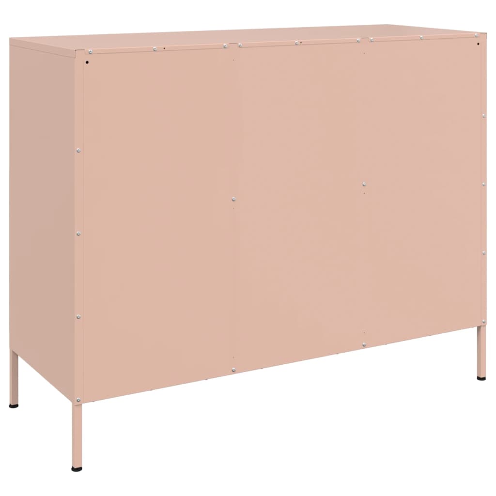Credenza Rosa 100,5x39x79 cm in Acciaio 843091