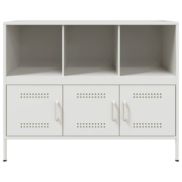 Credenza Bianca 100,5x39x79 cm in Acciaio 843095