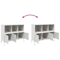 Credenza Bianca 100,5x39x79 cm in Acciaio 843095