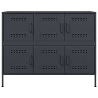 Credenza Antracite 100,5x39x79 cm in Acciaio 843098