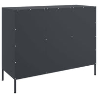 Credenza Antracite 100,5x39x79 cm in Acciaio 843098