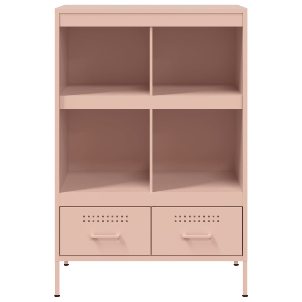 Credenza-Buffet-Armadio da cucina Rosa 68x39x101,5 cm in Acciaio 414526