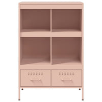 Credenza-Buffet-Armadio da cucina Rosa 68x39x101,5 cm in Acciaio 414526