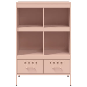 Credenza-Buffet-Armadio da cucina Rosa 68x39x101,5 cm in Acciaio 414526