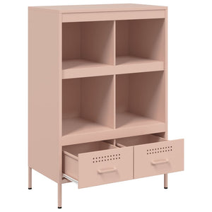 Credenza-Buffet-Armadio da cucina Rosa 68x39x101,5 cm in Acciaio 414526