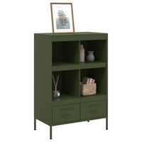 Credenza Verde Oliva 68x39x101,5 cm in Acciaio 843106