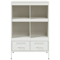 Credenza Bianca 68x39x101,5 cm in Acciaio 843107