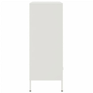 Credenza Bianca 68x39x101,5 cm in Acciaio 843107