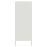 vidaXL Credenza Bianca 68x39x101,5 cm in Acciaio