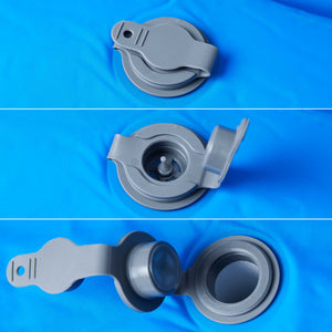 Materasso da Campeggio Autogonfiabile con Cuscini 1 Persona Blu 4007105