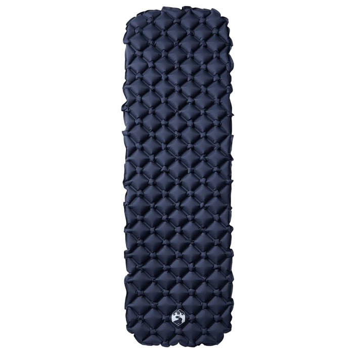 Materasso da Campeggio Gonfiabile 1 Persona Grigio 190x58x6 cm 4007113