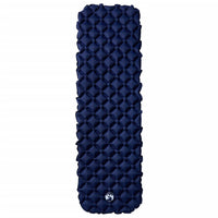 Materasso Campeggio Gonfiabile 1 Persona Blu Marino 190x58x6 cm 4007117