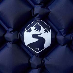 Materasso Campeggio Gonfiabile 1 Persona Blu Marino 190x58x6 cm 4007117