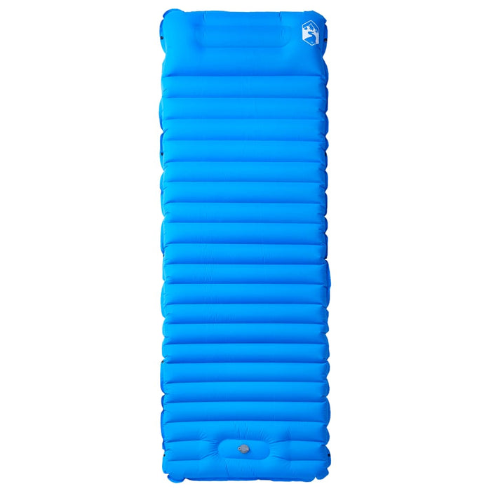 Materasso da Campeggio Autogonfiabile con Cuscini 1 Persona Blu 4007120