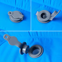 Materasso da Campeggio Autogonfiabile con Cuscini 1 Persona Blu 4007120