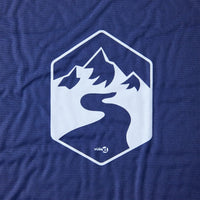 Materasso Campeggio Autogonfiabile Cuscini 1 Persona Blu Marino 4007127