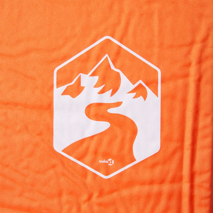 Materasso Campeggio Autogonfiabile Cuscini 1 Persona Arancio 4007129