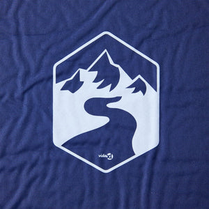 Materasso Campeggio Autogonfiabile Cuscini 1 Persona Blu Marino 4007137