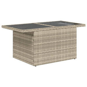 vidaXL Set Divano da Giardino 8pz con Cuscini Grigio Chiaro Polyrattan