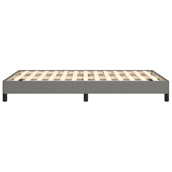 Giroletto senza Materasso Grigio Scuro 120x190 cm in Tessuto 3269606