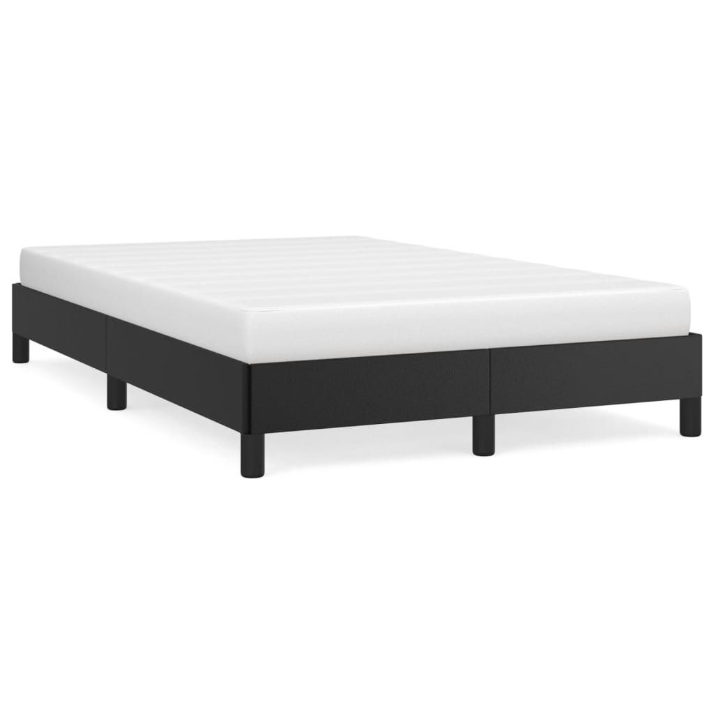 Giroletto senza Materasso-Struttura Letto Nero 120x190 cm Similpelle 563567