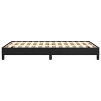 Giroletto senza Materasso-Struttura Letto Nero 120x190 cm Similpelle 563567