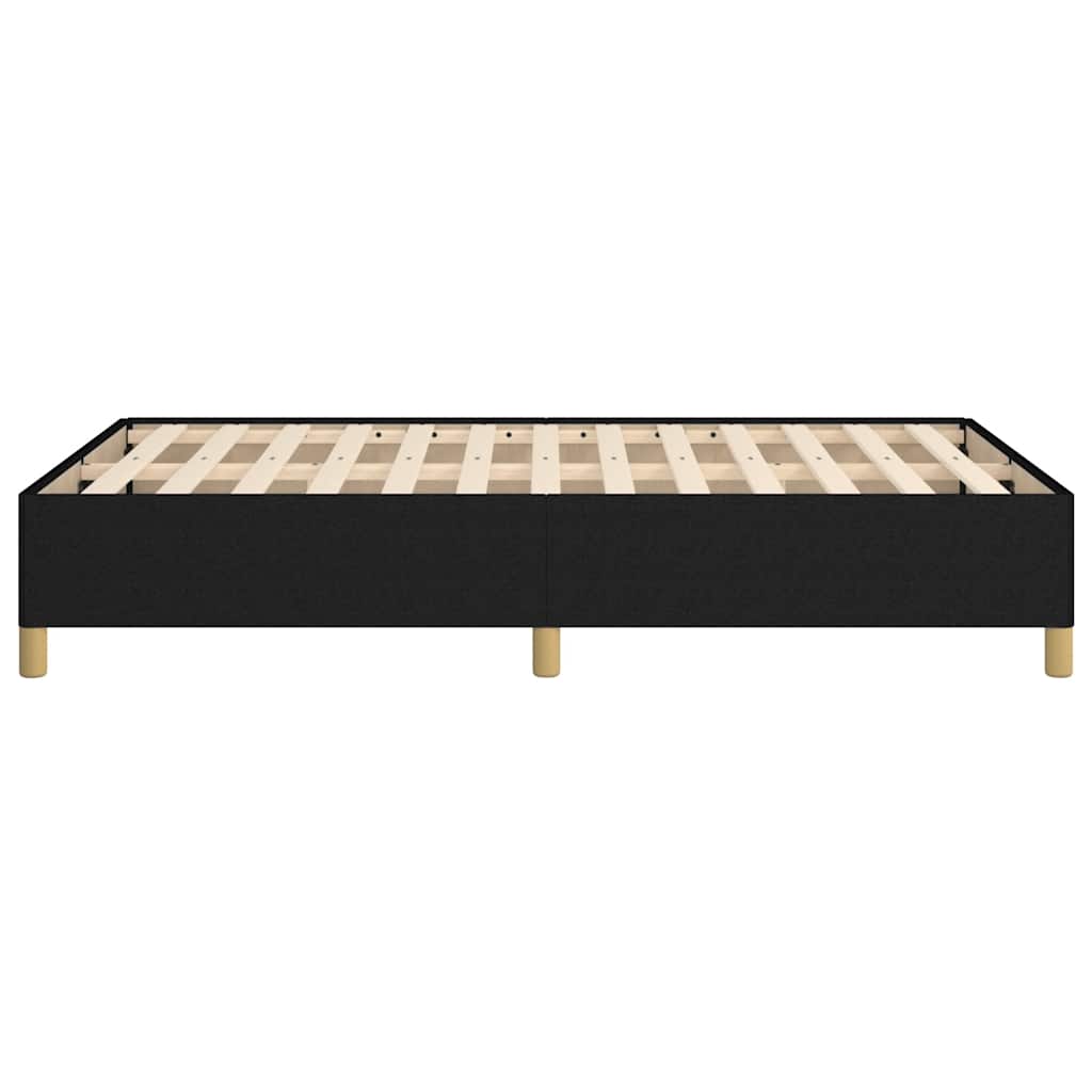 Giroletto senza Materasso-Struttura Letto Nero 120x190 cm in Tessuto 944906