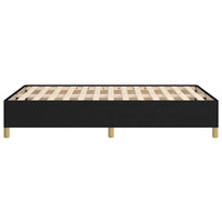 Giroletto senza Materasso-Struttura Letto Nero 120x190 cm in Tessuto 944906