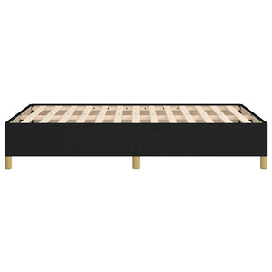 Giroletto senza Materasso-Struttura Letto Nero 120x190 cm in Tessuto 944906