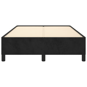Giroletto senza Materasso-Struttura Letto Nero 120x190 cm Velluto 762000