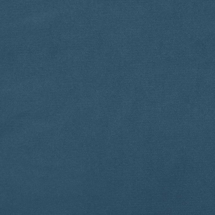 Giroletto a Molle con Materasso Blu Scuro 120x190 cm in Velluto 3269681