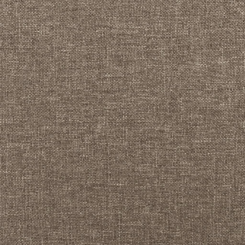 Giroletto a Molle con Materasso Tortora 120x190 cm in Tessuto