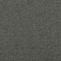 Giroletto a Molle con Materasso Grigio Scuro 120x190cm Tessuto 3269924