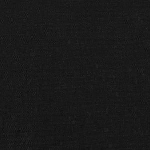 vidaXL Giroletto a Molle con Materasso Nero 120x190 cm in Tessuto