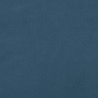 Letto a Molle Materasso e LED Blu Scuro 120x190 cm in Velluto 3270157