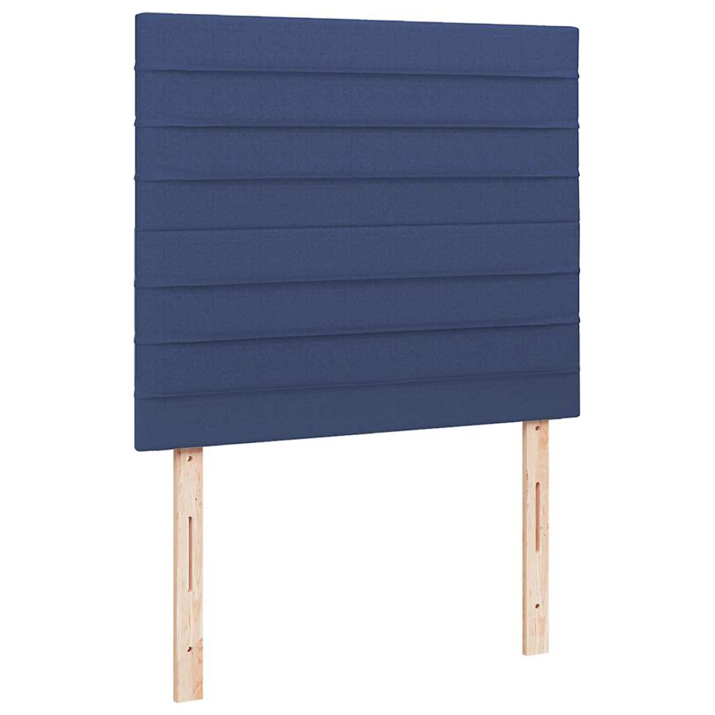 Letto a Molle con Materasso e LED Blu 120x190 cm in Tessuto 3270210