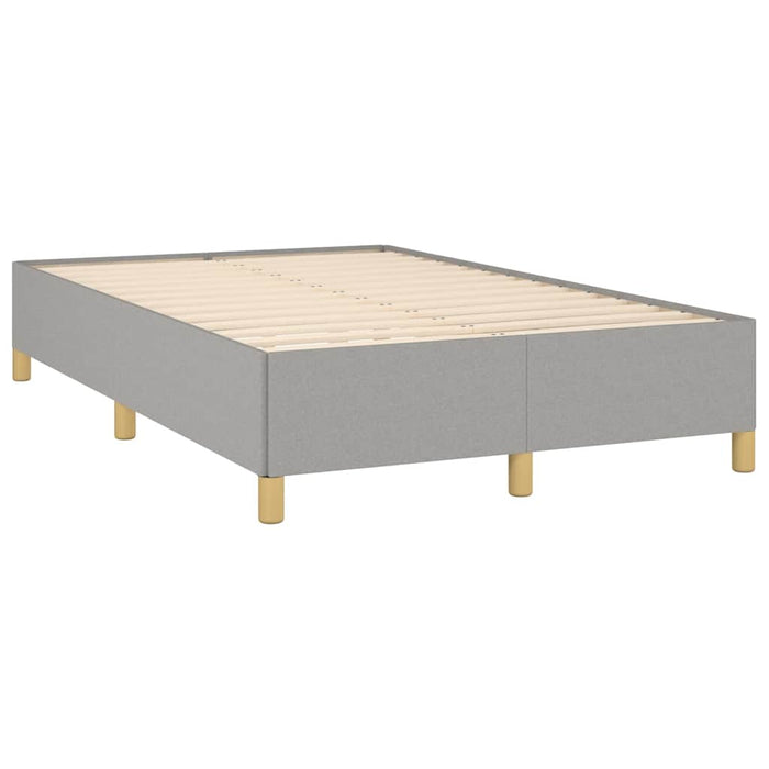 Letto a Molle Materasso e LED Grigio Chiaro 120x190 cm Tessuto 3270260