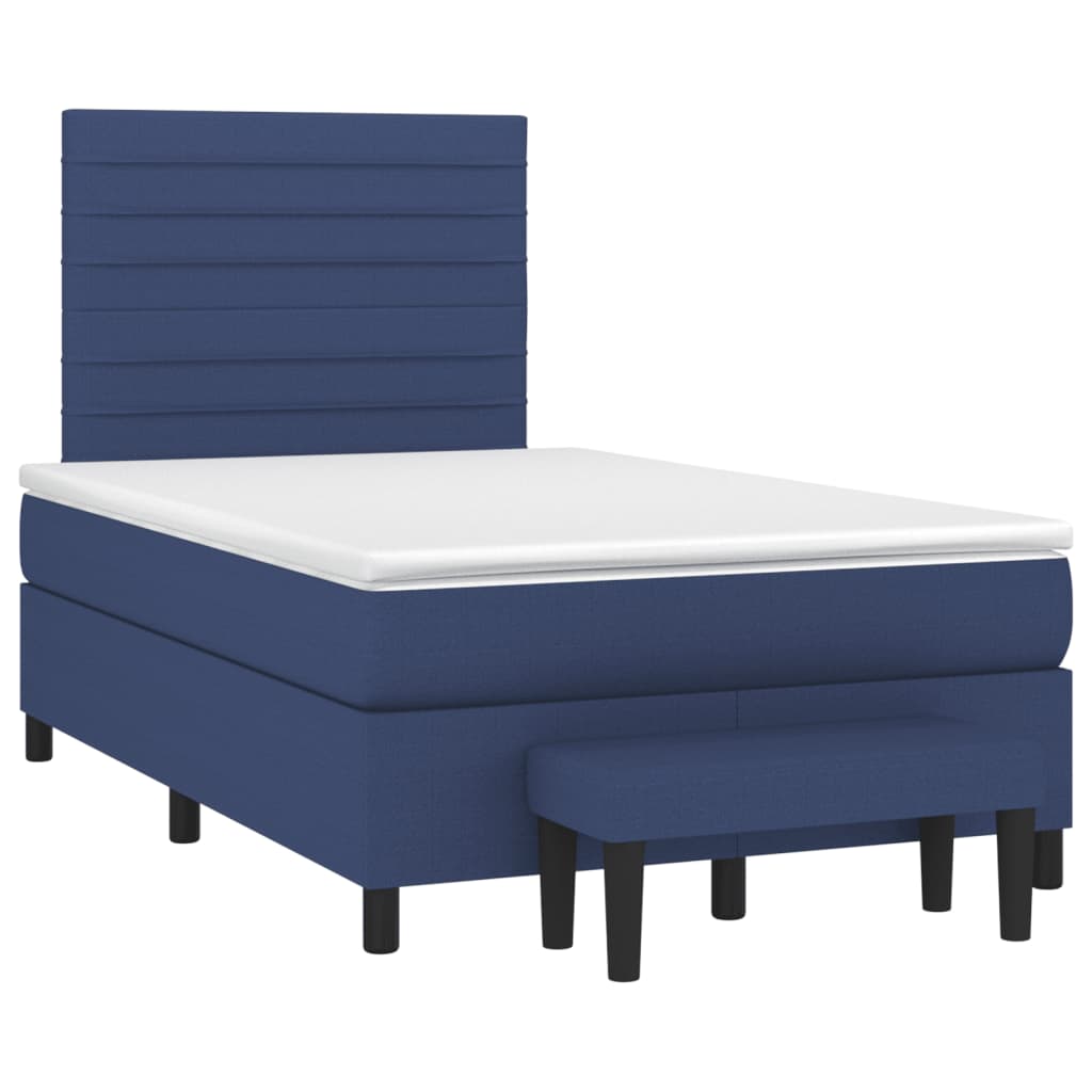 Giroletto a Molle con Materasso Blu 120x190 cm in Tessutocod mxl 116494