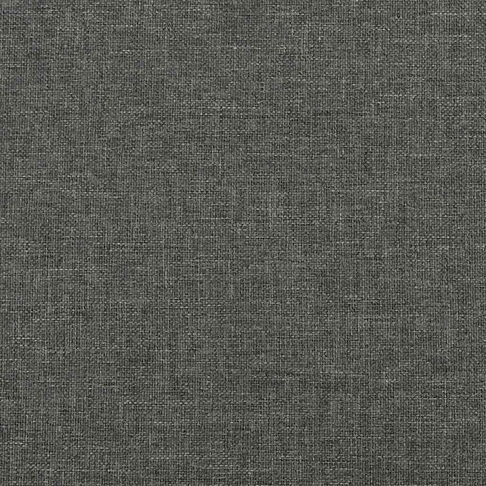 Giroletto a Molle con Materasso Grigio Scuro 120x190cm Tessuto 3270391