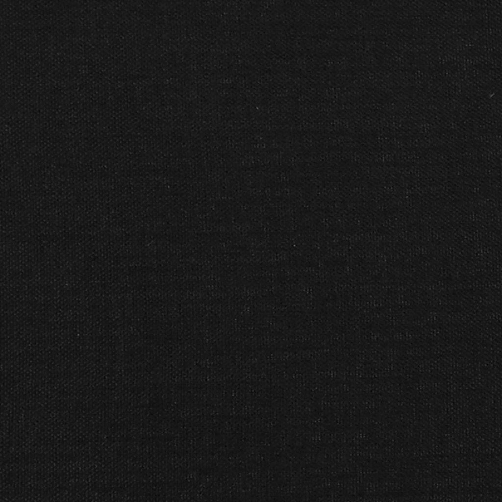 Giroletto a Molle con Materasso Nero 120x190 cm in Tessuto