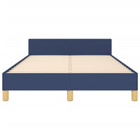 Giroletto senza Materasso-Struttura Letto Blu 120x190 cm in Tessuto 403118