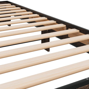 Giroletto Rovere Marrone 75x190 cm Legno Multistrato e Metallo 845881