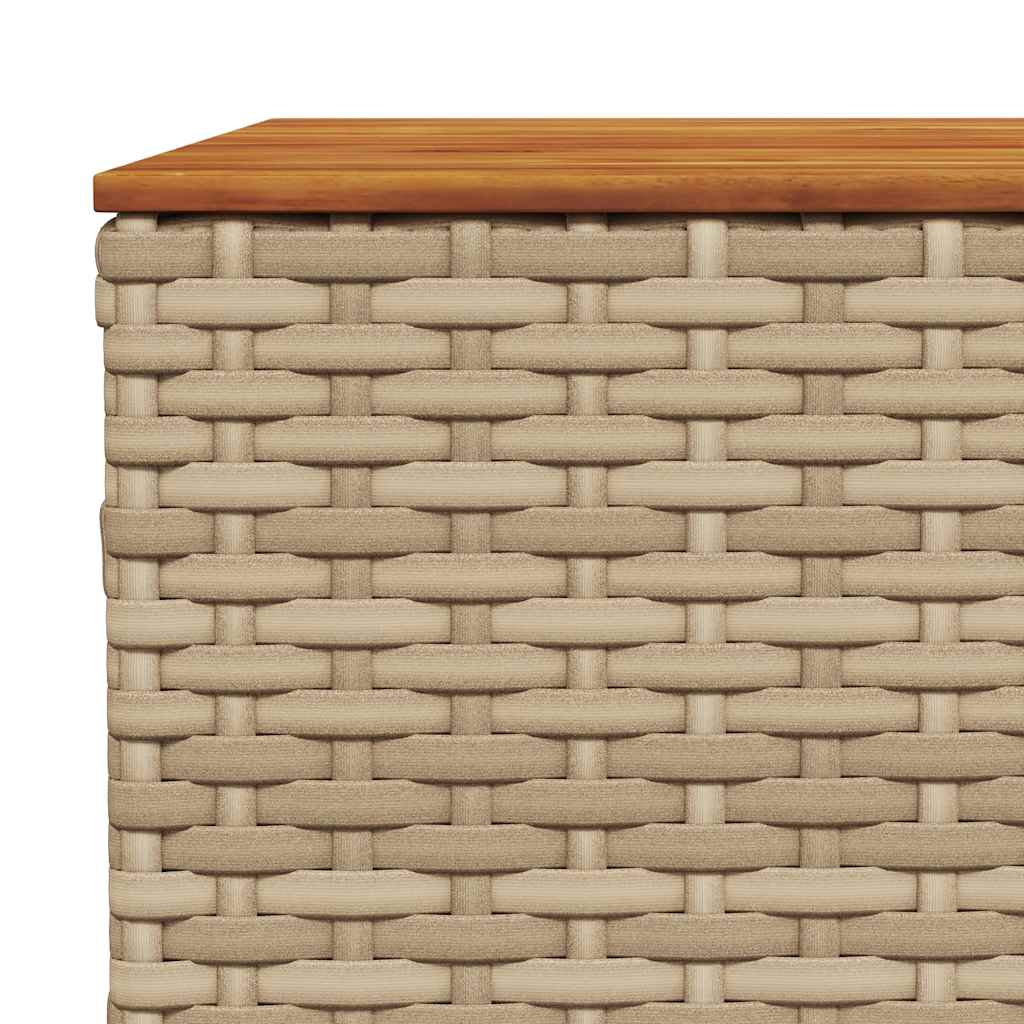 vidaXL Set Divano da Giardino 9 pz con Cuscini Beige in Polyrattan