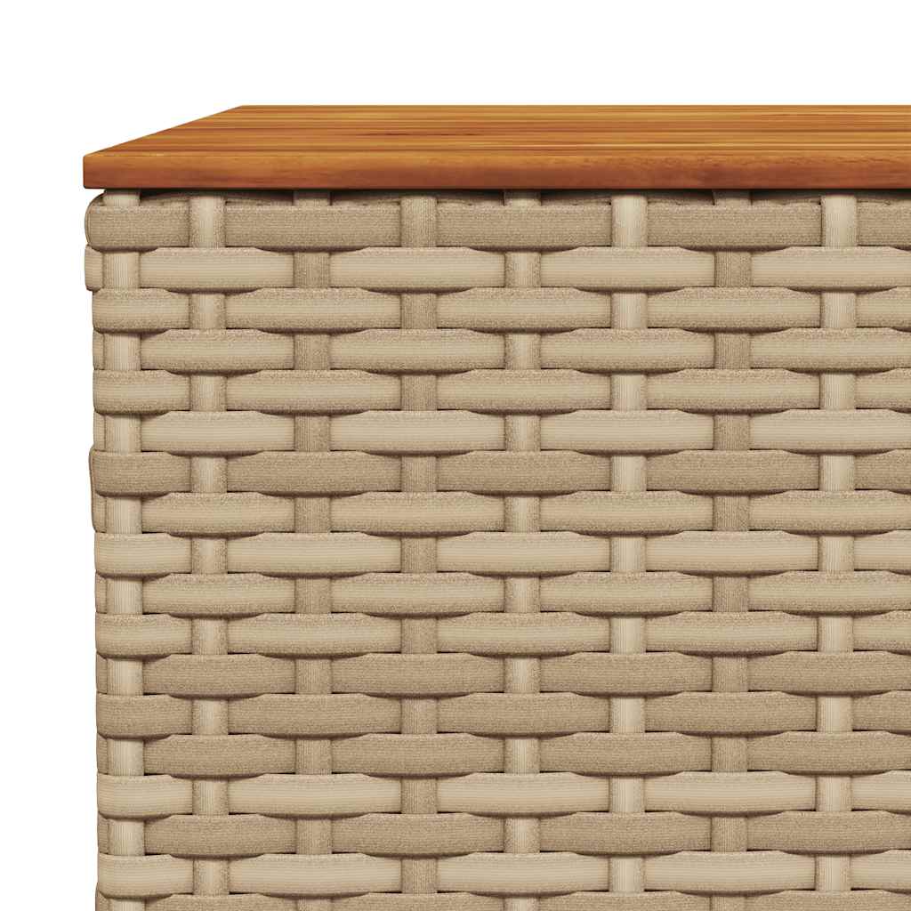 vidaXL Set Divano da Giardino 5 pz con Cuscini Beige in Polyrattan