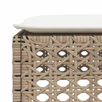 vidaXL Set Divano da Giardino 8 pz con Cuscini Beige in Polyrattan