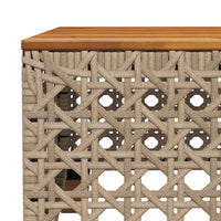 vidaXL Set Divano da Giardino 10 pz con Cuscini Beige in Polyrattan